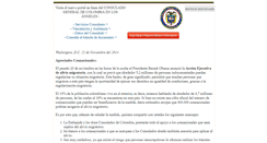 Desktop Screenshot of consuladocolombiala.org